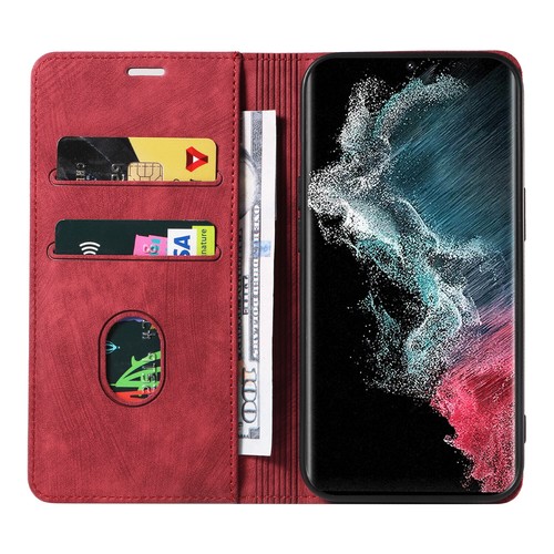 Für Samsung Galaxy S23 Ultra S22 S21 A54 A53 Handy Hülle Leder Magnet Flip Cover - Bild 38 von 109