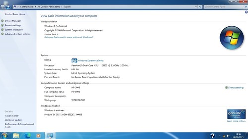 HP 500B Dual Core schneller Retro Gaming Desktop PC XP/7 Dual Boot 8GB RAM 500GB HDD - Bild 14 von 24
