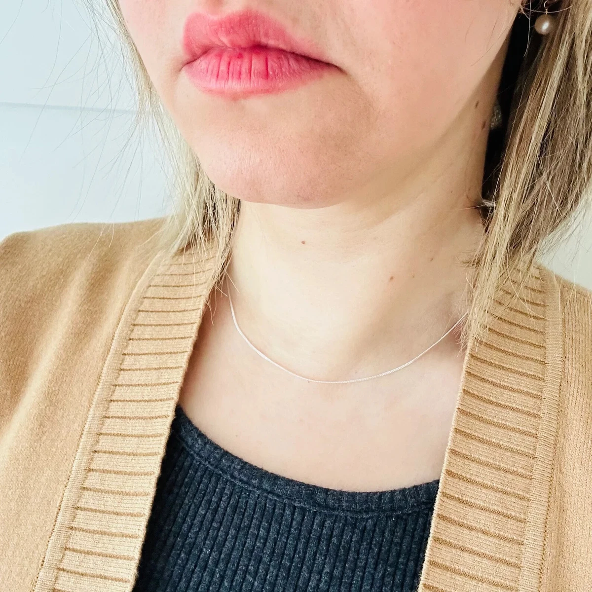 Plain necklace chain outlet