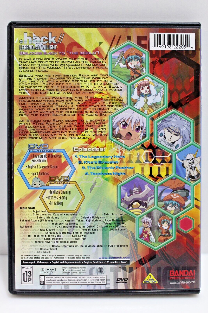 Hack Legend of the Twilight Vol. 01: A New World - DVD - Original