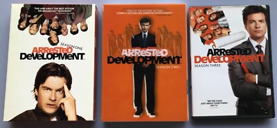 Arrested Development - DVD Season 1-3  One  Two Three - Jason, Justine Bateman