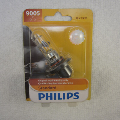 Replacement Headlight Bulb Standard  Single Pack Philips 9005B1 65W