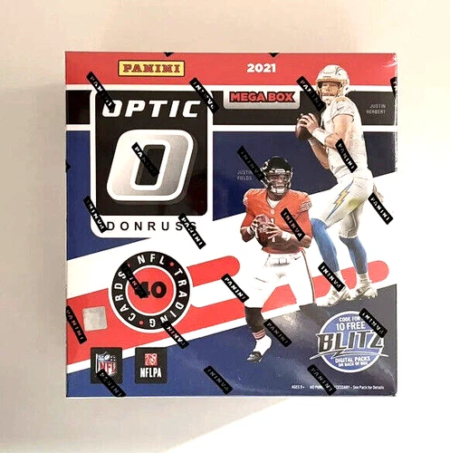 2021 Panini Donruss Optic NFL Fanatics Exclusive Mega Box Red Hyper Downtown QTY