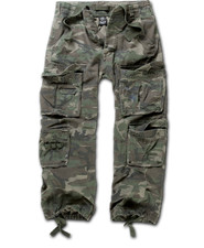 Image of Brandit Men's Pure Vintage Trousers Cargo Army Trekinghose S M L - 7XL