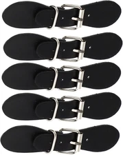 Leather Snap Toggle Closure Buttons: 5 Pairs Sew on Toggle Closure Buckle Metal