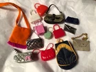 Vintage/Mod Barbie Maddie Tammy Ginny Clone Doll Purse Bag Assorted Lot Of 14