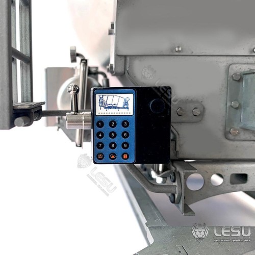 Máquina mezcladora de cemento de metal para camión volquete completo hidráulico LESU escala 1/14 RC - Imagen 9 de 12
