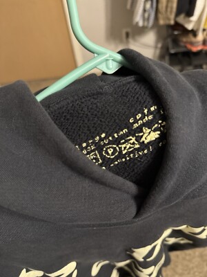 Cactus Plant Flea Market CPFM Ye Must be Born Again Hoodie - Navy