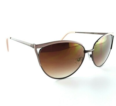 Laundry by Shelli Los Angeles Brown Cat Eye Mirrored Sunglasses -  LS161