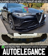 LIPPENSPOILER FRONTSTOSSSTANGE FÜR ALFA ROMEO GIULIA VELOCE SPLITTER BLADE SCHWA