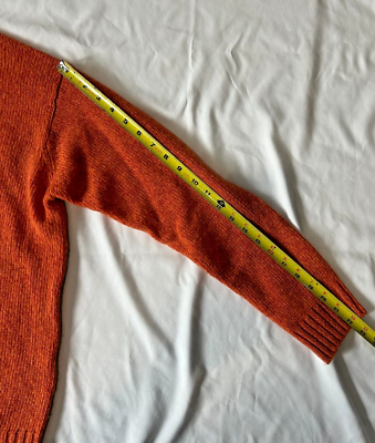 ACNE STUDIOS Samara Wool Crew Neck Sweater/Jumper-Orange-Women's