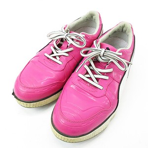 彪马高尔夫 02 鞋粉色系统24 5 二手磨损女 Ebay