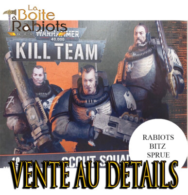 Warhammer 40000 Kill Team Scout Squad Ultramarines Sprue Rabiots Bitz