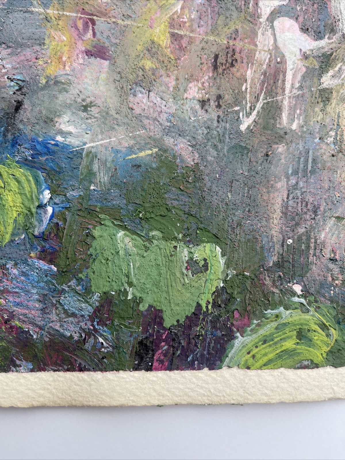 1975 ABSTRACT PAINTING MODERNIST MODERNISM ROY HERWICK CALIFORNIA EXPRESSIONIST