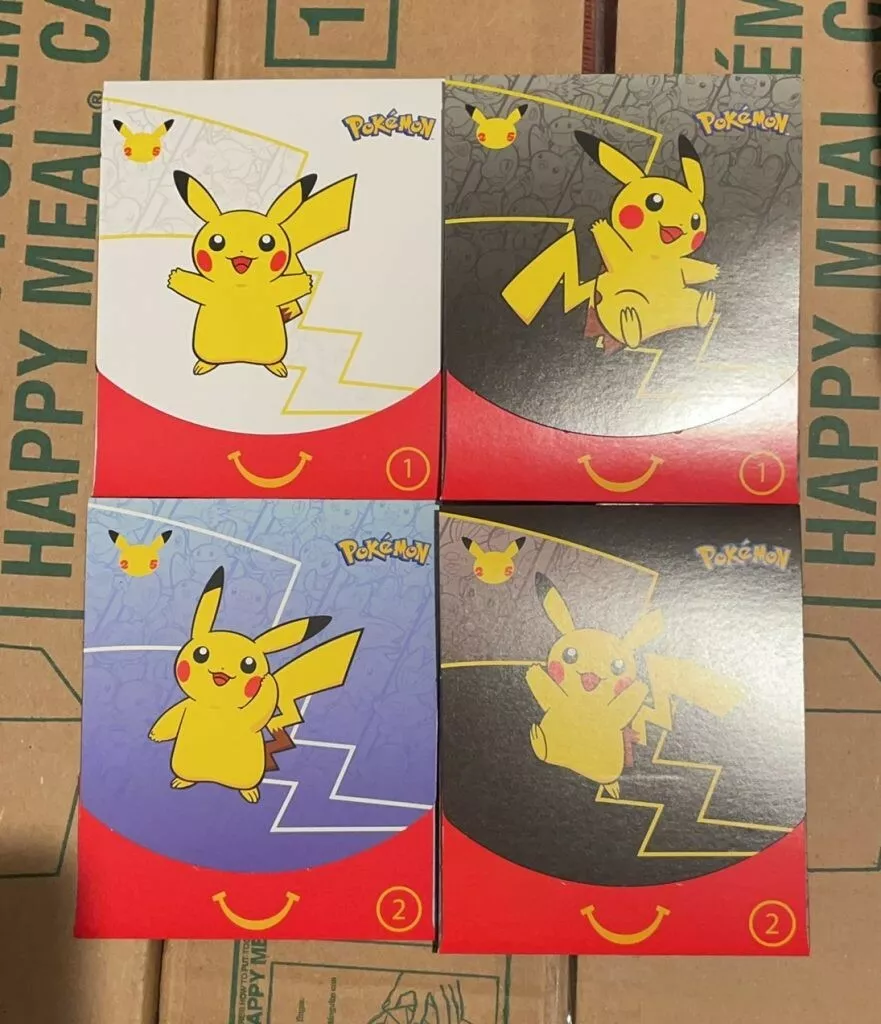 McDonald's Pokemon 25th Anniversary Booster Pack Sealed