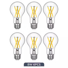 60-Watt Equivalent A19 Dimmable E26 Base Vintage Edison LED Light Bulb 4000K Coo