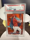2025 TOPPS FINEST #131 MIKE TROUT ORANGE REFRACTOR 20/20 Bookend PSA 8