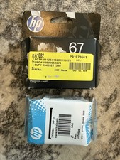 HP 67 3YM56AN 140 Black Original Ink Cartridge. Exp 08/2027