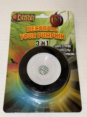 Pumpkin Masters 3 In 1 Halloween Light To Illuminate Carved Pumpkin Needs 3 AAAs