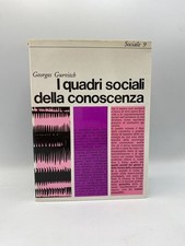 Georges Gurvitch - I quadri sociali della conoscenza - A.V.E. 1969