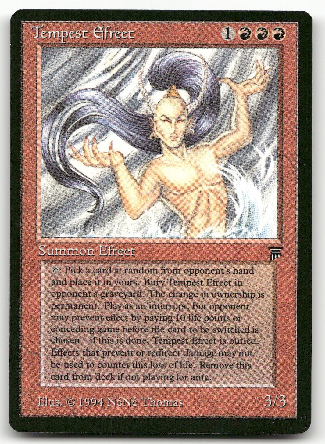 Tempest Efreet (NM) Legends LEG Magic MTG