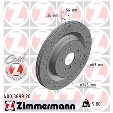 2x Bremsscheibe hinten f&uuml;r Mercedes M-Klasse W166 | 26230418