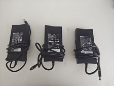  LOT OF 3 Dell 130W Big Barrel AC Charger Laptop Power Adapter Mixed Models