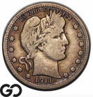 1911-D Barber Quarter