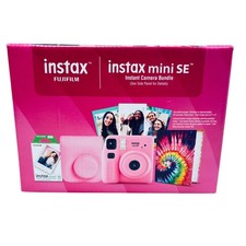 Fujifilm Instax Mini SE Instant Camera Bundle Pink