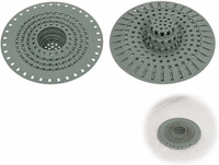 Abflusssieb Dusche Silikon 2PCS Haarsieb Badewanne Waschbecken