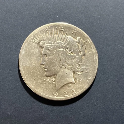 1922 Liberty Peace US Silver Dollar Fine Condition
