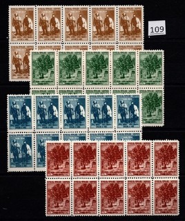 WG 10X ALBANIA MNH NATURE ARCHITECTURE CULTURE 1958