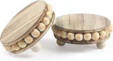 2 Pack Wood Riser, Risers for Decor  Pedestal Stand  Display Stand Apply to Home D