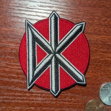 Dead Kennedys Band Patch Punk Rock Music Embroidered Iron On Patch 2.5x3