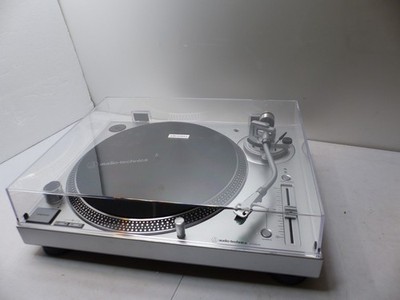 Audio-Technica AT-LP120X-USB Direct-Drive Analog USB Turntable (Silver)