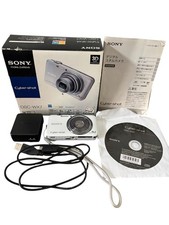 SONY Cyber-shot DSC-WX7 White 16.2MP With Charger Battery From Japan