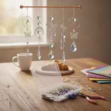 DIY Suncatchers Kit, 400pcs Sun Catchers Supplies Art and Crafts for Adults |...