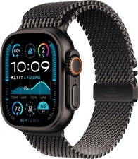 Apple Watch Ultra 2 GPS LTE 49MM Black Titanium Case Black Milanese Loop