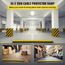 5 Channel Cable Protectors Extreme Rubber Cable Ramps Heavy Duty Protective Cab