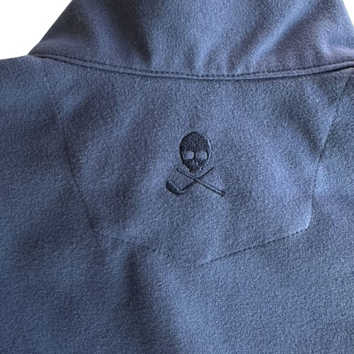 Robert Graham Small Blue 1/4 Zip Classic Fit Men's Golf Pullover Vest NWT Logo - Picture 4 of 10