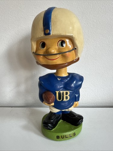 Vtg 1960s University at Buffalo Bulls Football Bobblehead - UB Very Rare Japan