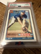 1991 Topps Operation Desert Shield #560 Greg Smith Chicago Cubs PSA 10 RARE