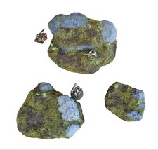 Hill Scenery Rock Formations scatter terrain Wargames Warhammer Diorama Trains