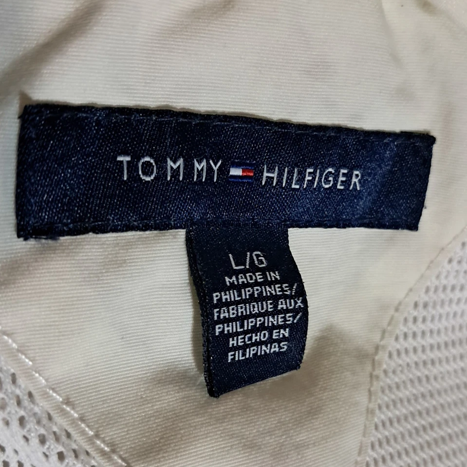 Tommy Hilfiger Hombre Chaqueta Regata Resistente al Agua Con Capucha Blanca L Foto 4 de 4