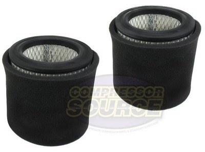 2 Pack AP428 Air Compressor Paper Intake Filter Elements With Pre Filter 18P