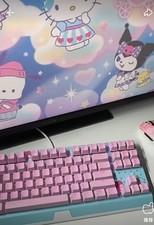 New RAZER x Sanrio Hello Kitty Limited Edition Professional Gaming Keyboard Pink