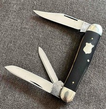 OLD ANTIQUE VINTAGE KEEN KUTTER 3 BACK SPRING SWELL CENTER WHITTLER KNIFE