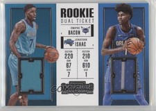 2017-18 Contenders Rookie Ticket Dual Swatches Dwayne Bacon Jonathan Isaac 8cl