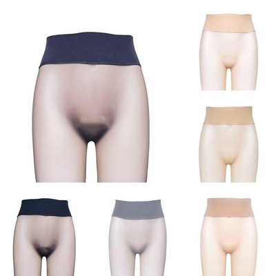 Strümpfe Nahtlose Strümpfe Strumpfhose Transparent Grau Hochtütiges Design