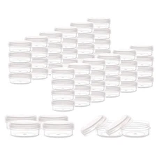10 Gram Sample Containers, 100 Count Cosmetic Containers with Lids, Refillabl...